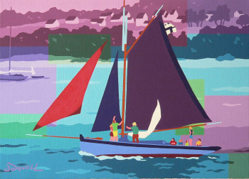 Named contemporary work « Hissons la voile », Made by DANIELL