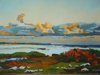 Named contemporary work « La pointe des châteaux », Made by MARICHALTON