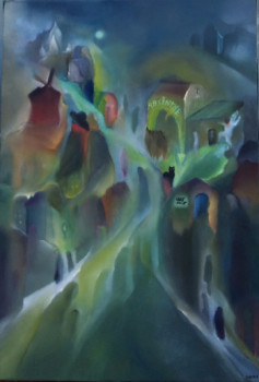 Named contemporary work « Montmartre. », Made by NADINE SANTAMARIA