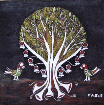 Named contemporary work « Arbre de Vie 1 », Made by FABIE