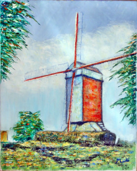 Named contemporary work « le moulin », Made by MADI