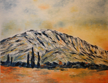 Named contemporary work « Sainte Victoire », Made by CBECHAZ