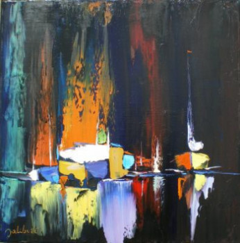 Named contemporary work « Marabstract 41 », Made by FRANCIS JALIBERT