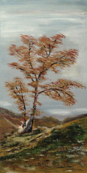 Named contemporary work « L'arbre en chemin », Made by ALAIN RIVIER