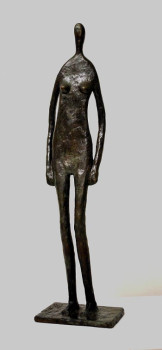 Named contemporary work « Femme silhouette », Made by JEAN-PIERRE TAUZIA