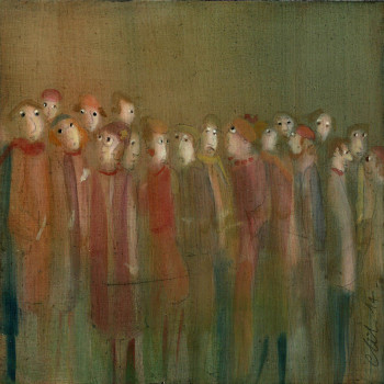 Named contemporary work « étonnements », Made by CAROLE GAIA