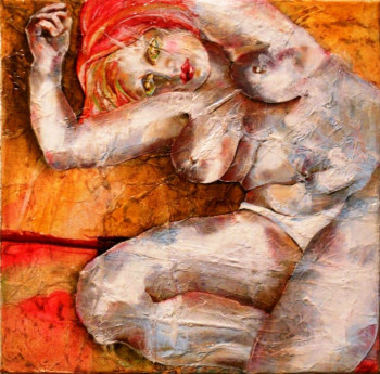 Named contemporary work « Topless Azalée », Made by MARAVALPA