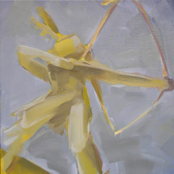 Named contemporary work « Archer jaune », Made by FRANCIS KUSTER