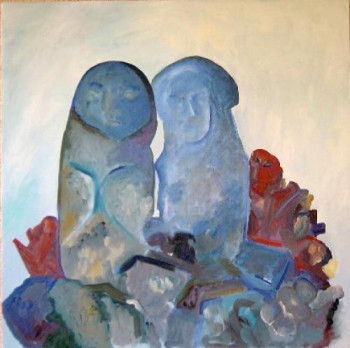 Named contemporary work « duo corsica », Made by IRANE PERKO