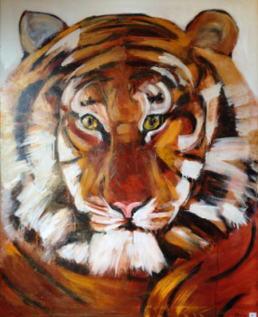 Named contemporary work « Tigre », Made by ISABELLE VERDENNE