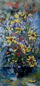 Named contemporary work « bouquet », Made by STEPANYUK ALINA