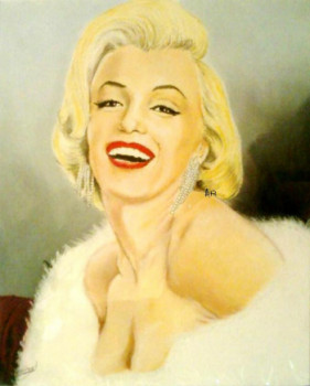 Named contemporary work « marilyne monroe portrait », Made by AMANDINE RENAUD