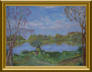 Named contemporary work « Pêcke en berges. », Made by ARTOIS