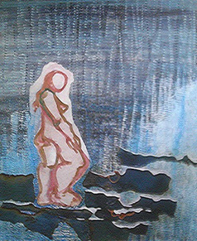 Named contemporary work « Vénus sur vague », Made by ZIA