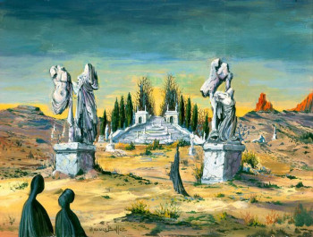 Named contemporary work « Les statues brisées », Made by MAURICE BUFFET