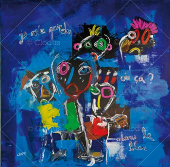 Named contemporary work « Je m'a perdu », Made by CLODUS