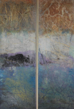 Named contemporary work « Roseaux 3 et 4 », Made by DAD