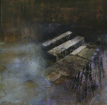 Named contemporary work « Reflets 1 », Made by DAD