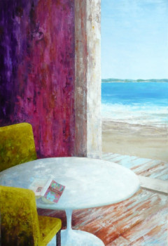 Named contemporary work « Plage privée », Made by LAURELLE BESSE