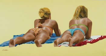 Named contemporary work « Bronzage », Made by RICHARD