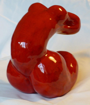 Named contemporary work « Rouge », Made by NR