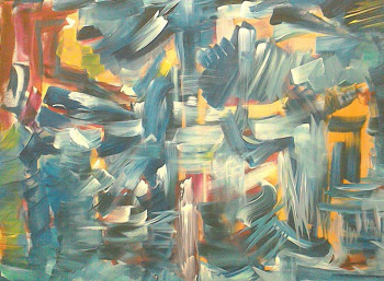 Named contemporary work « fugue », Made by NINON