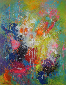 Named contemporary work « NEBULEUSE 10 2 », Made by MIREILLE MAURY