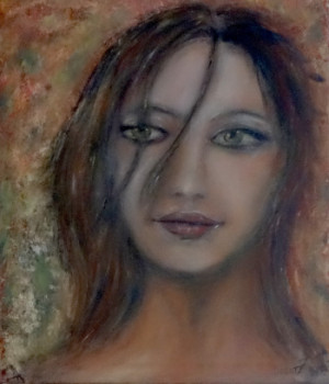 Named contemporary work « Lisa », Made by DEGUEZ