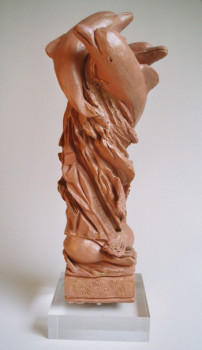 Named contemporary work « La lutte de la vie », Made by MARWANART