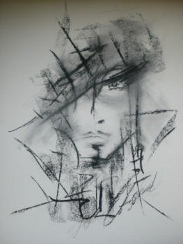 Named contemporary work « Portait 1 », Made by PATRICK CHARRIER