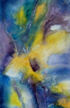 Named contemporary work « Abstr'aqua 2 », Made by CHANTOU