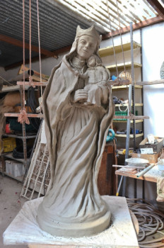 Named contemporary work « Virgen del Pilar 1 », Made by PHILIPPE LE MONIES DE SAGAZAN