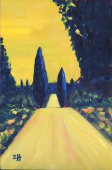 Named contemporary work « Toscane / Tuscany / Toscana S1-10 », Made by JEAN-FRANçOIS ZANETTE