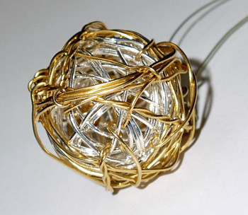 Named contemporary work « Silver 'n' Gold », Made by ROUGE D'OR