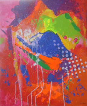 Named contemporary work « JARDIN ACIDULE 40 », Made by MIREILLE MAURY