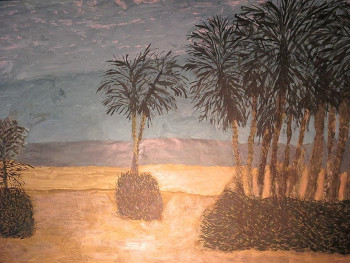 Named contemporary work « Seme plage », Made by OLAVIC