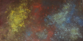 Named contemporary work « dans l'univers », Made by   MARIA  COUTINHO   /  MARIA  C.