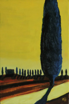 Named contemporary work « Toscane / Tuscany / Toscana S1-12 », Made by JEAN-FRANçOIS ZANETTE