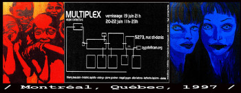 Named contemporary work « 1997 - Montreal Quebec - Exposition d'Art contemporain  », Made by STEFANO FRANCO-BORA (CULTURE CREATION MULTIMEDIA)