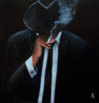 Named contemporary work « L'Homme à la cigarette », Made by CBC