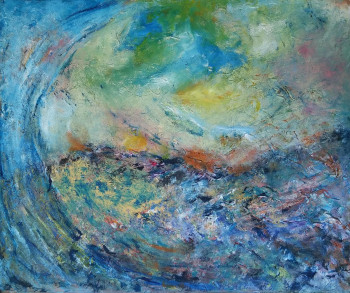 Named contemporary work « Voyage 31 », Made by MIRA PIOTROWSKA
