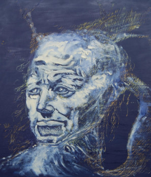 Named contemporary work « Le penseur anxieux », Made by VéBERT