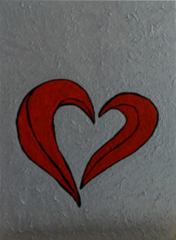 Named contemporary work « Offrir pour la St Valentin N° 5 », Made by ANGELINO CAMPIGOTTO