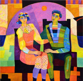 Named contemporary work « Romance », Made by FRANCE WAGNER