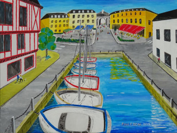 Named contemporary work « Vannes_Le Port_2015 », Made by PAUL F. GRAF