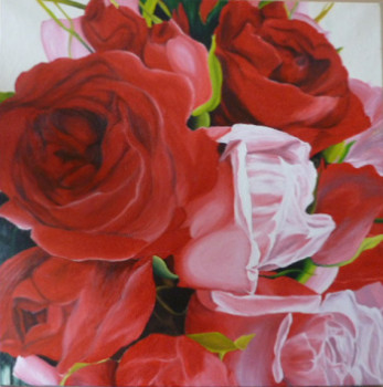 Named contemporary work « Les Roses », Made by VYKING