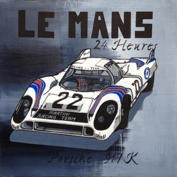 Named contemporary work « Le Mans : porsche 917K  », Made by JAROD