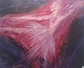 Named contemporary work « Danseuse 2 », Made by EVELYNE CALCUS