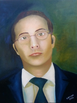 Named contemporary work « Portrait2 », Made by ATTIKA BOUBEZARI