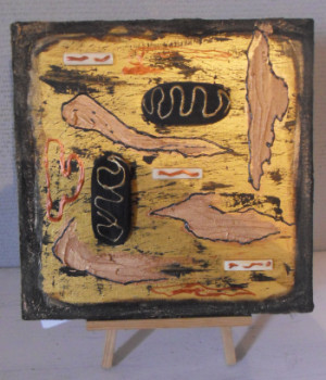 Named contemporary work « 1 1 », Made by ARIANE J